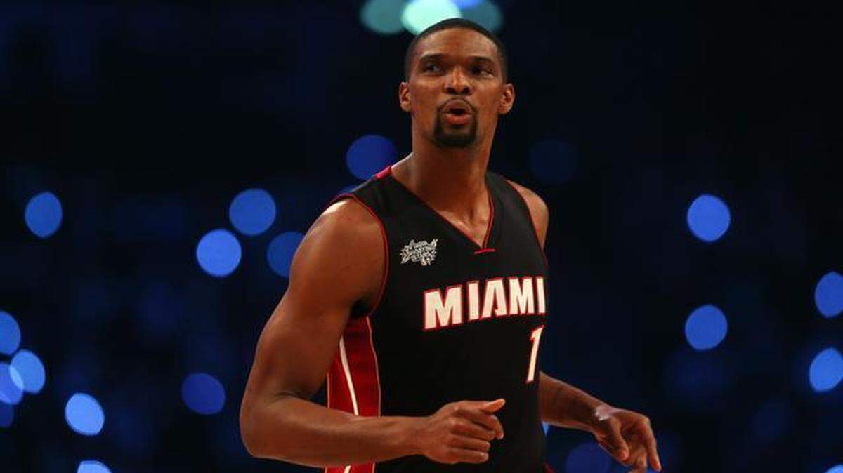 
Chris Bosh durante una de las actividades por el Juego de las Estrellas, el 14 de febrero del 2015 en Nueva York.


