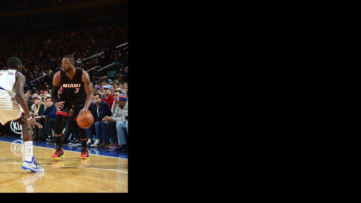 
Dwyane Wade anotó 26 puntos en su regreso a la alineación del Heat, el domingo ante los Knicks en Nueva York. 
