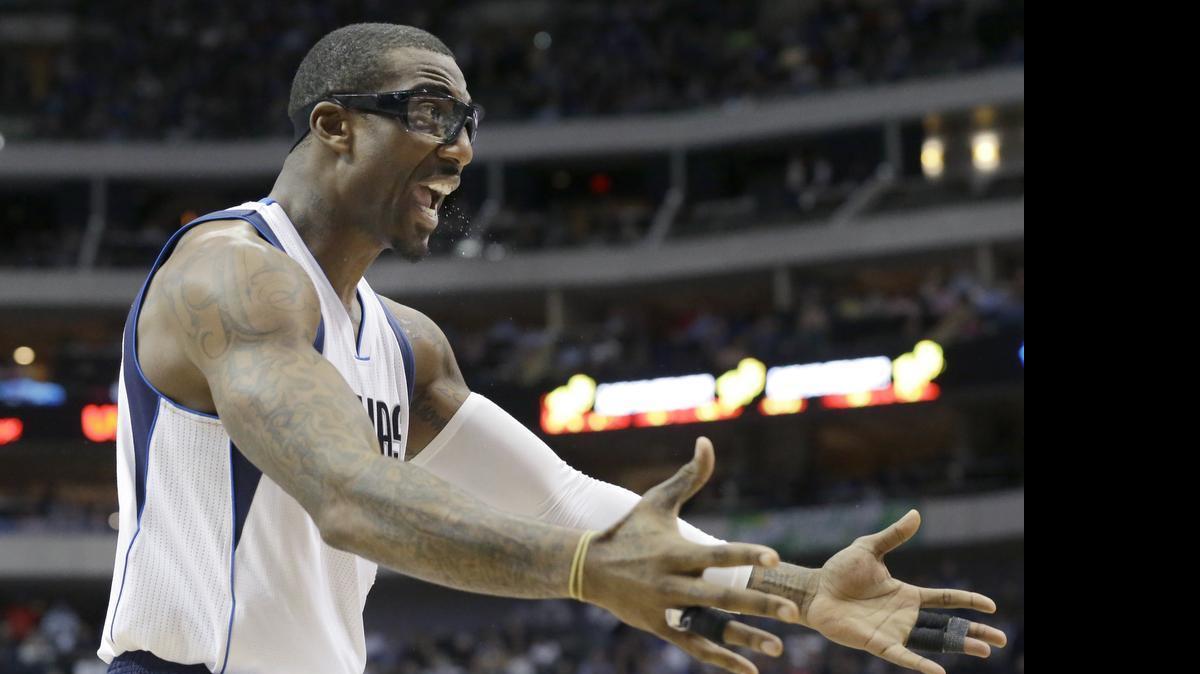 
Amar'e Stoudemire, con la camiseta de los Mavericks de Dallas, en un partido contra los Grizzlies de Memphis, el viernes 20 de marzo del 2015.
