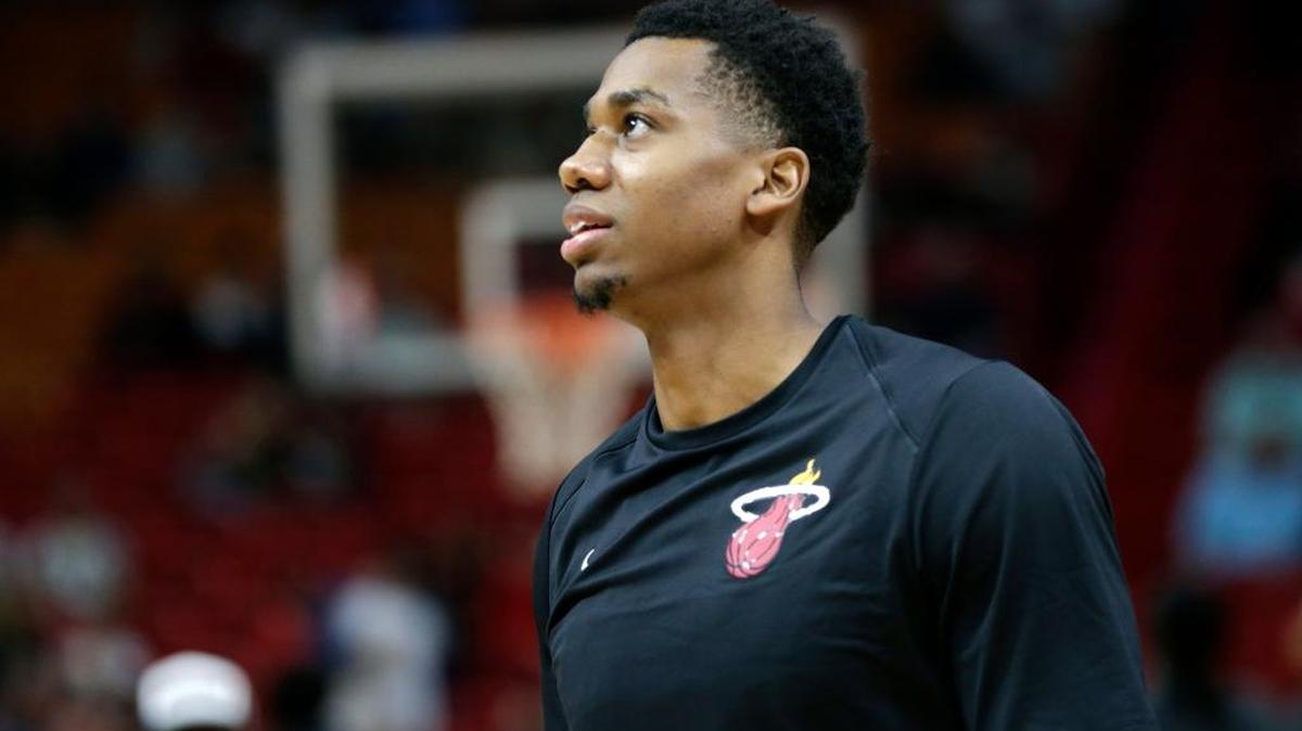 El centro del Heat Hassan Whiteside está promediando 14.4 puntos y 11.8 rebotes en 25.8 minutos por juego