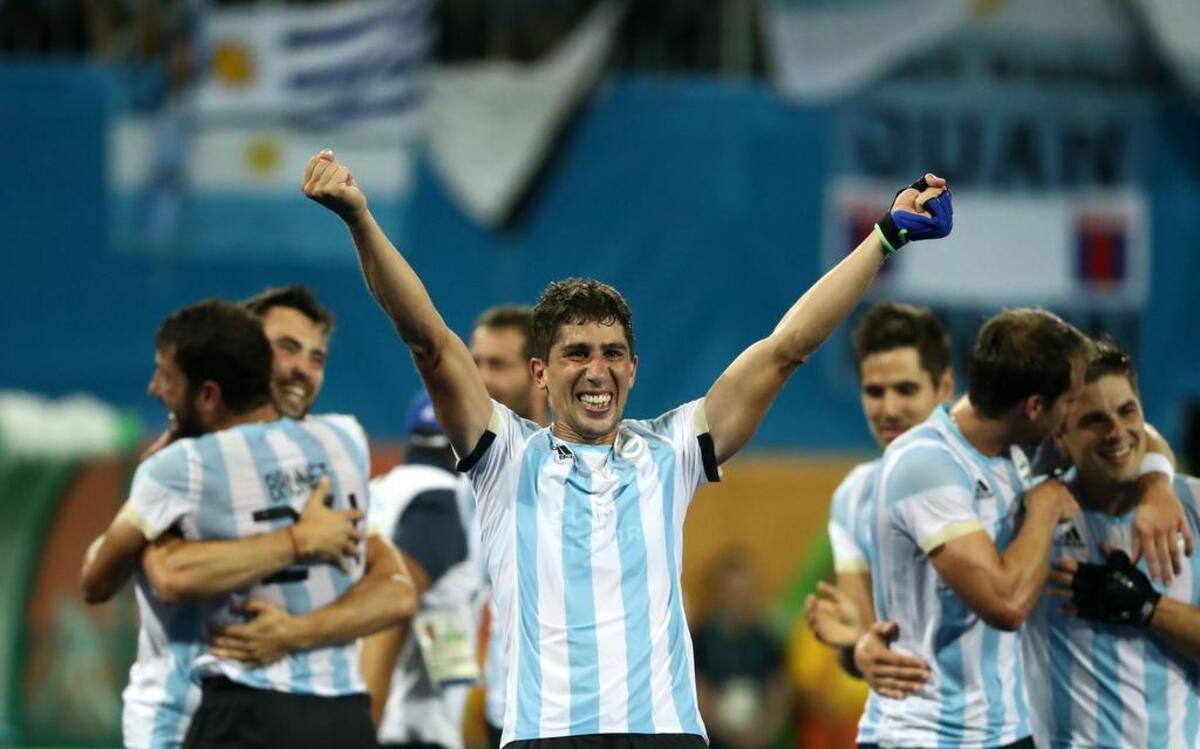 El seleccionado argentino de hockey sobre césped ganó una medalla de oro inédita para el país en ese deporte al vencer 4-2 a Bélgica en la final de los Juegos Olímpicos de Río, el 18 de agosto del 2016.