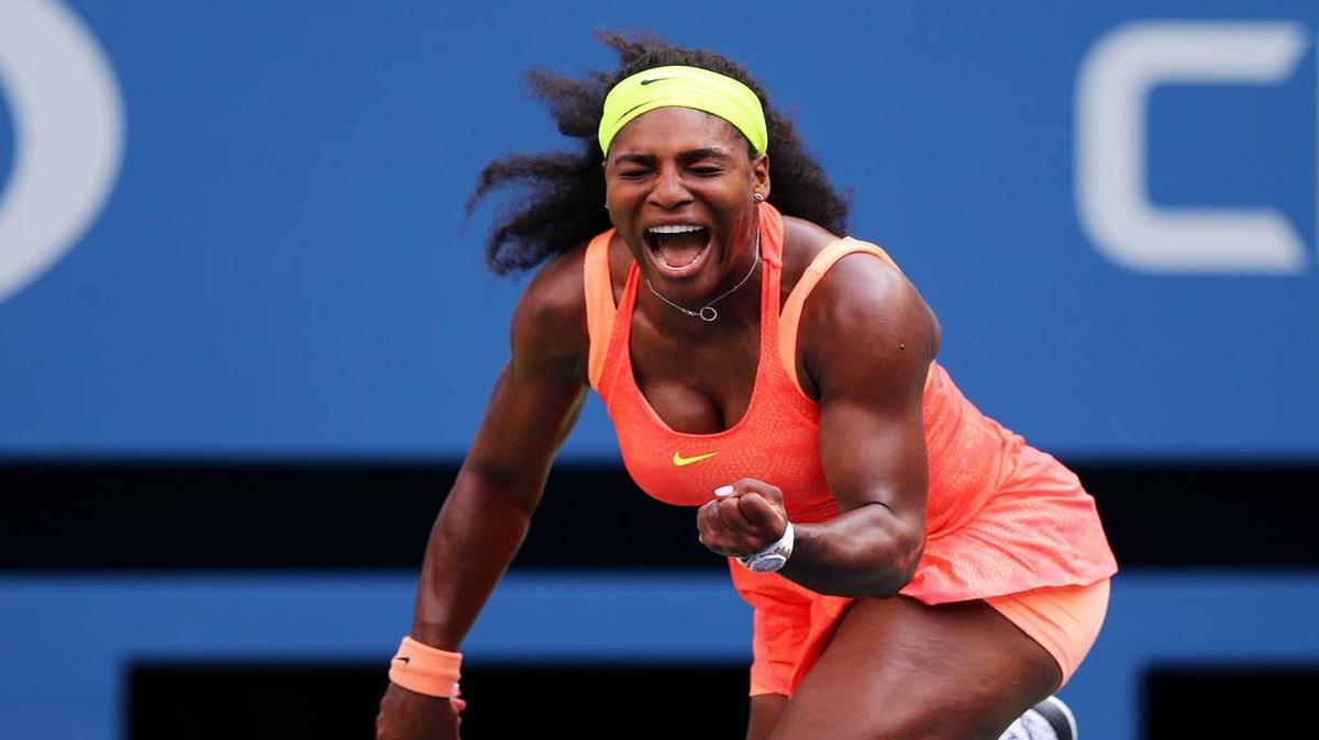 
Serena Williams reacciona tras vencer 7-6 (7/5), 6-3 a la tenista holandesa Kiki Bertens en la segunda ronda del Abierto de Estados de Unidos, el 2 de septiembre del 2015 en Nueva York.


