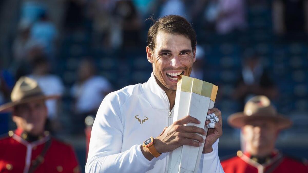 Rafael Nadal derrotó 6-2 y 7-6 (4) al joven tenista griego Stefanos Tsitsipas, el domingo en Toronto.