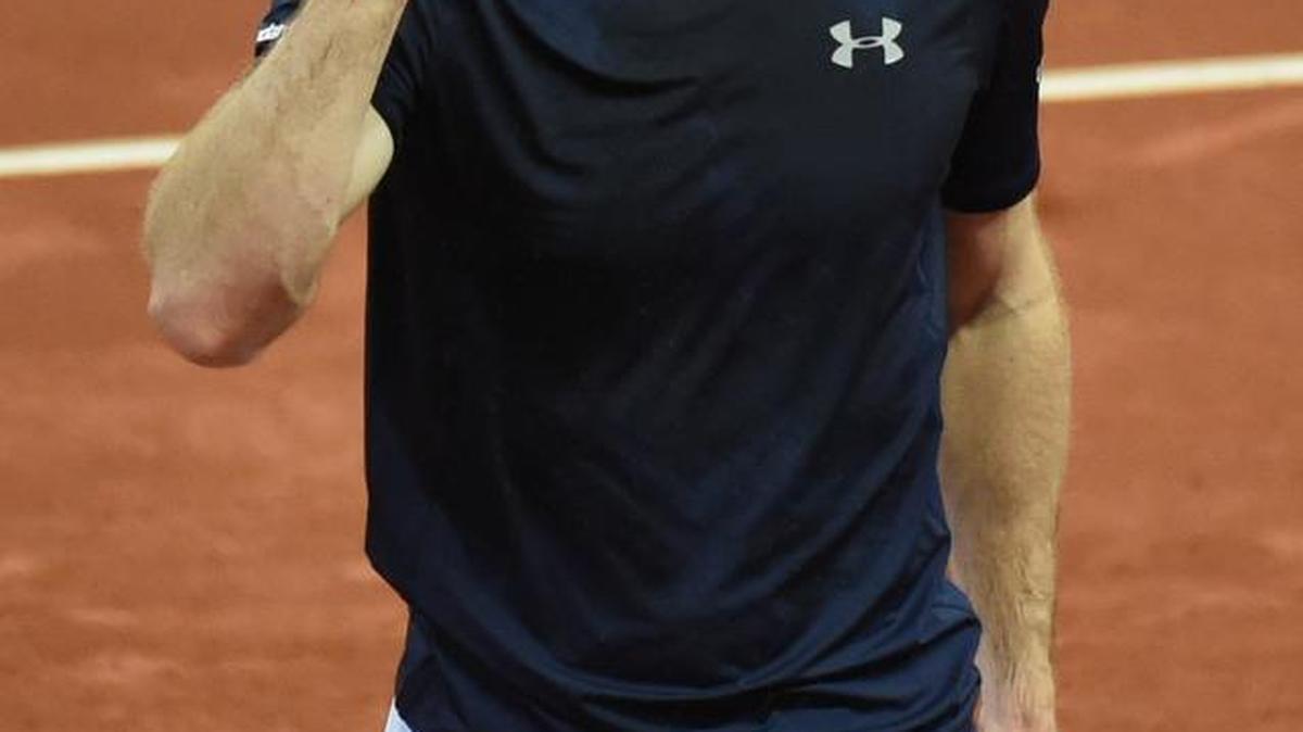 ANDY MURRAY celebra la victoria.
