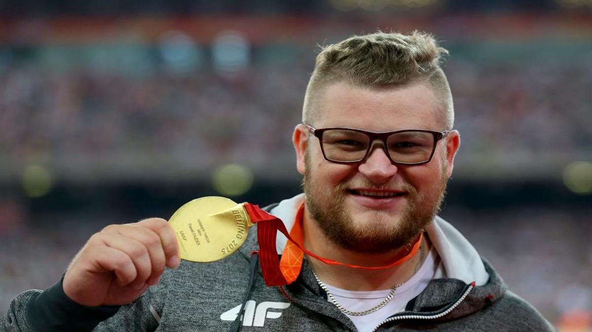 
Pawel Fajdek ganó la prueba del martillo con un lanzamiento de 80.88 en el Mundial de Atletismo, el domingo 22 de agosto del 2015

