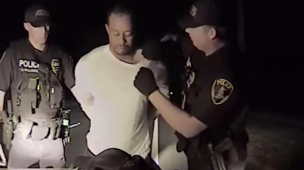 El golfista Tiger Woods es arrestado el 29 de mayo de 2017 en Jupiter, Florida.