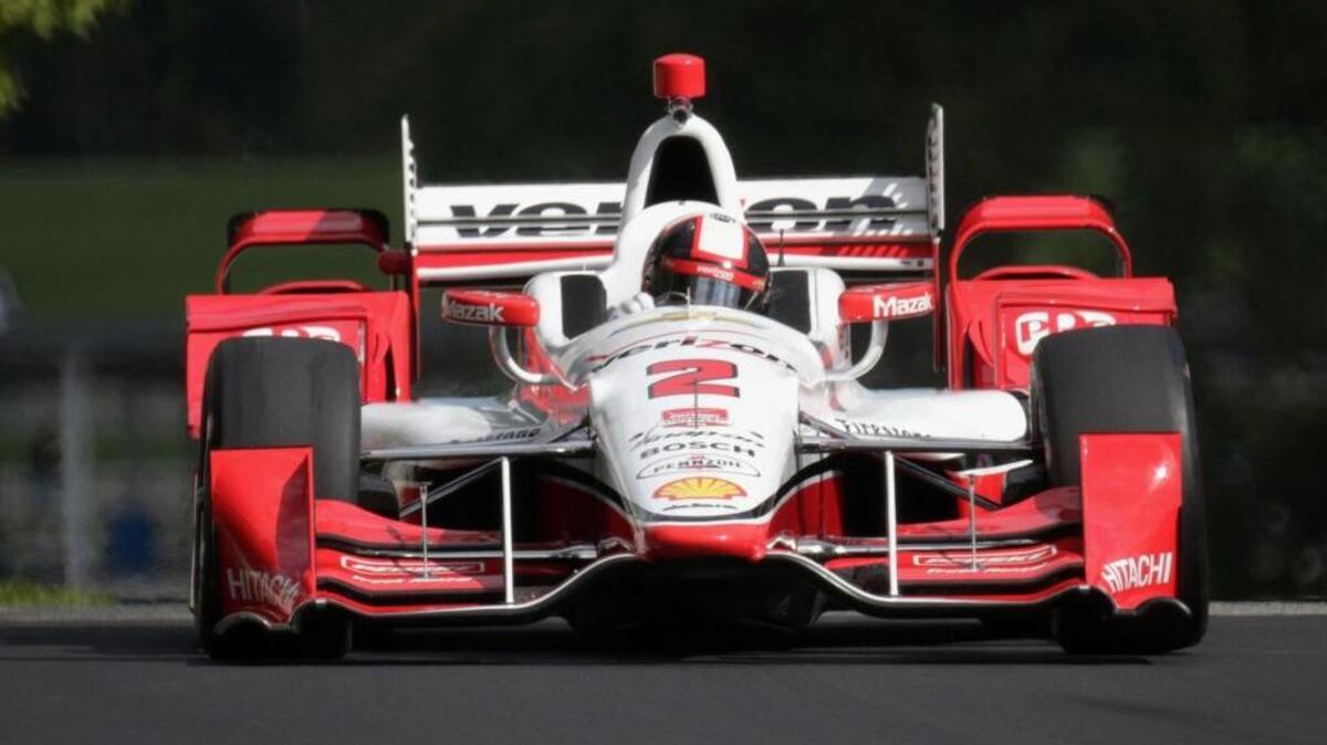 
El colombiano Juan Pablo Montoya maneja durante una práctica el martes 22 de septiembre del 2015, en el Road America en Elkhart Lake, Wisconsin.
