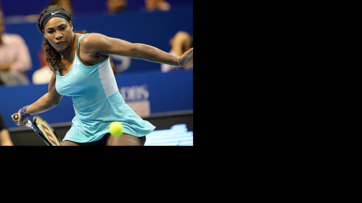 
Serena Williams en un partido en Singapur, el 2 de diciembre del 2014.
