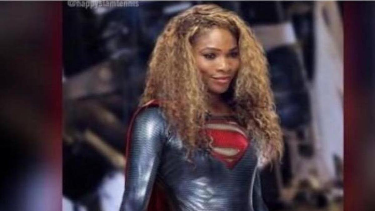 Serena Williams detalló el incidente del robo del teléfono el miércoles en su página de Facebook, acompañada de una foto suya con un traje de “Supergirl’’, y el envío de un mensaje para que las personas canalicen su superhéroe interior.
