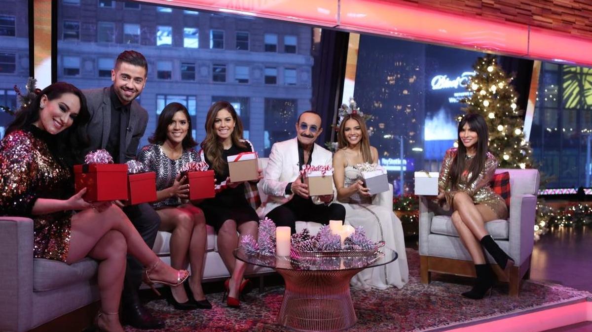 ‘Navidad desde Nueva York’ (Univisión) contará con la participación de (desde la izquierda) Victoria La Mala, Borja Voces, Francisca Lachapel, Ana Caty Hernández, Raul Di Blasio, Leslie Grace y Alejandra Espinoza.