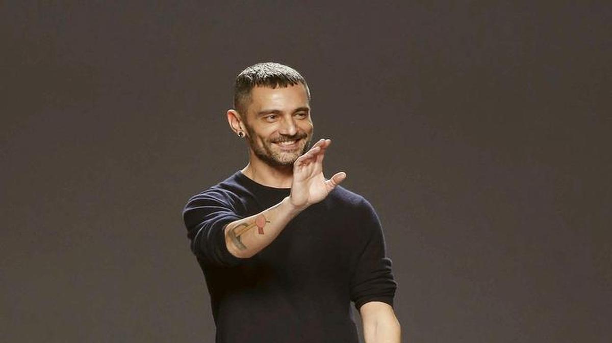 Imagen de archivo del diseñador David Delfín durante la 63 edición de la Fashion Week de Madrid.