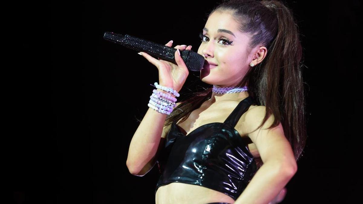 Ariana Grande en un concierto en Nueva York el 28 de junio de 2015.