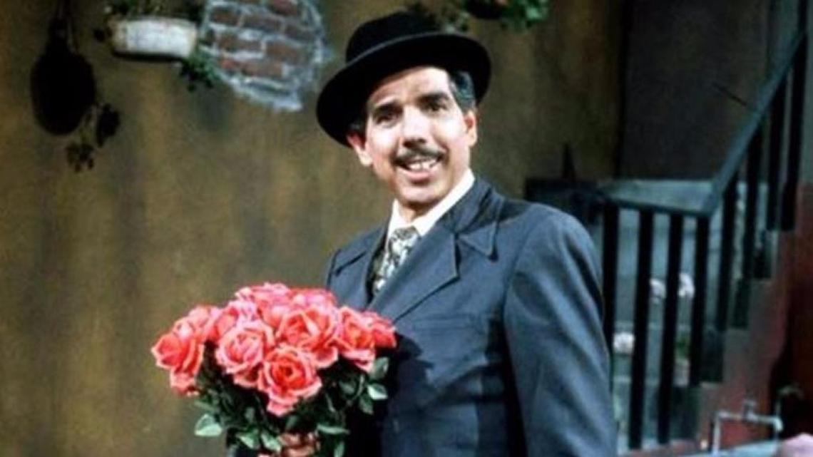 Rubén Aguirre en su papel del Profesor Jirafales