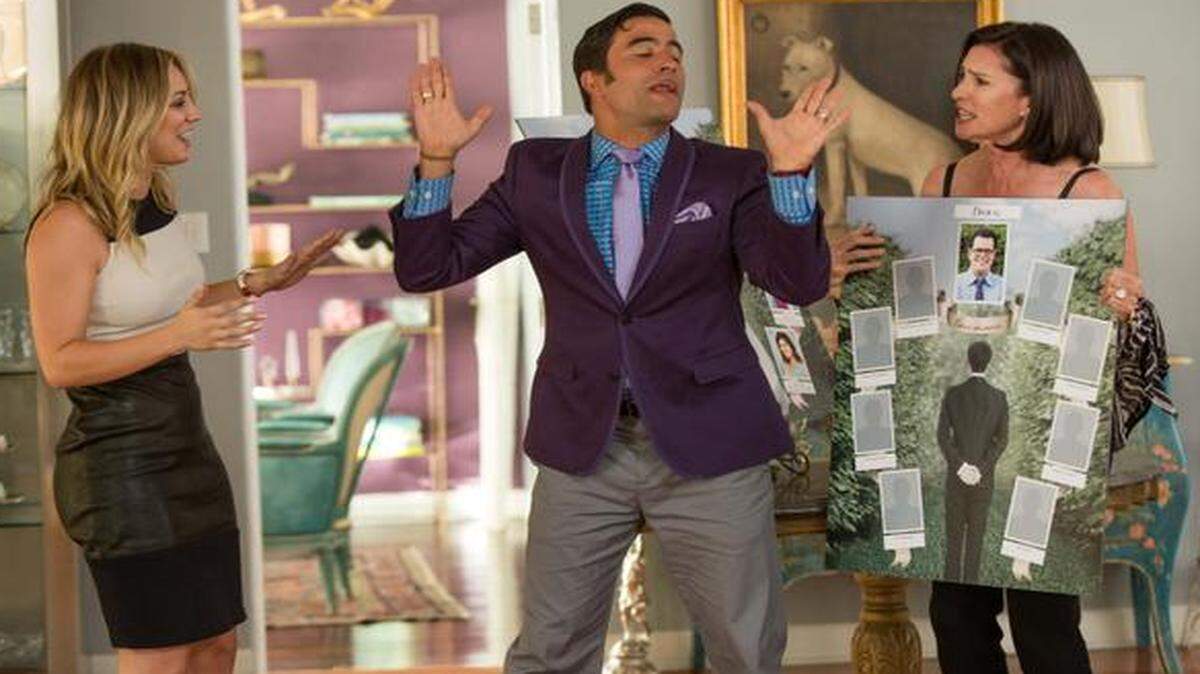 
Kaley Cuoco-Sweeting, Ignacio Serricchio y Mimi Rogers in ‘The Wedding Ringer’, dirigida por Jeremy Garelick.
