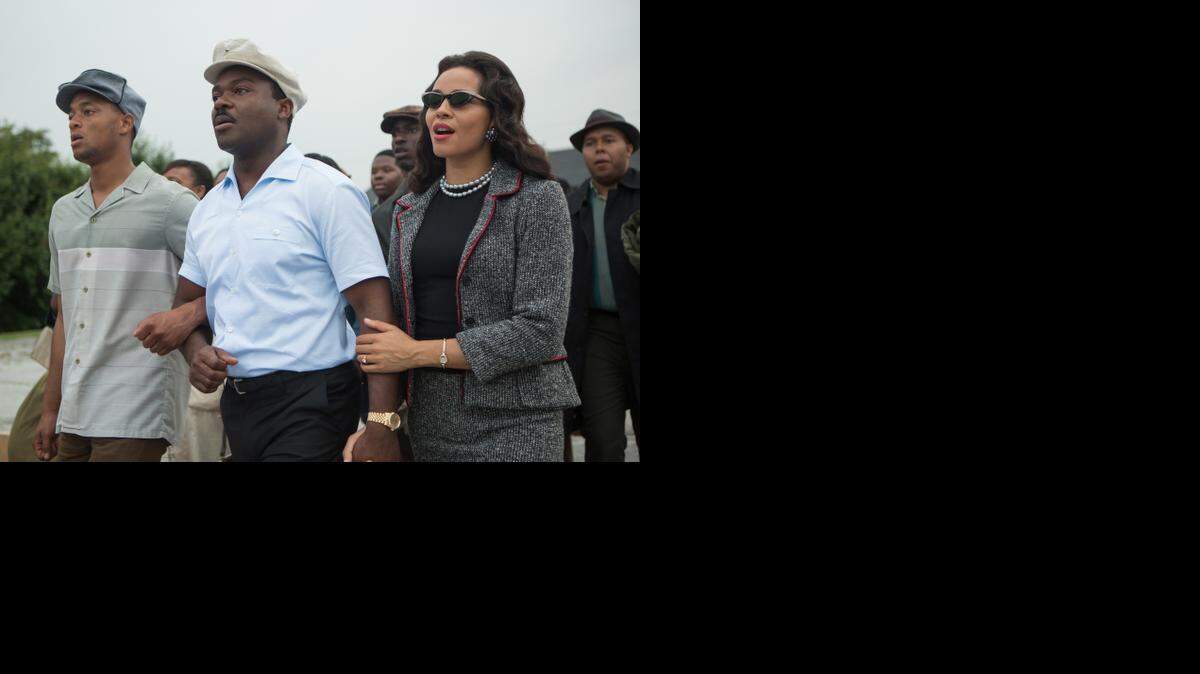 
David Oyelowo (centro) con Carmen Ejogo en ‘Selma’, dirigido por Ava DuVernay.
