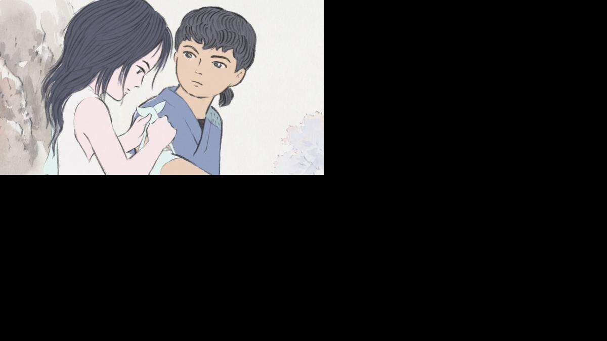 
Escena del dibujo animado ‘The Tale of The Princess Kaguya’, dirigido por Isao Takahata.
