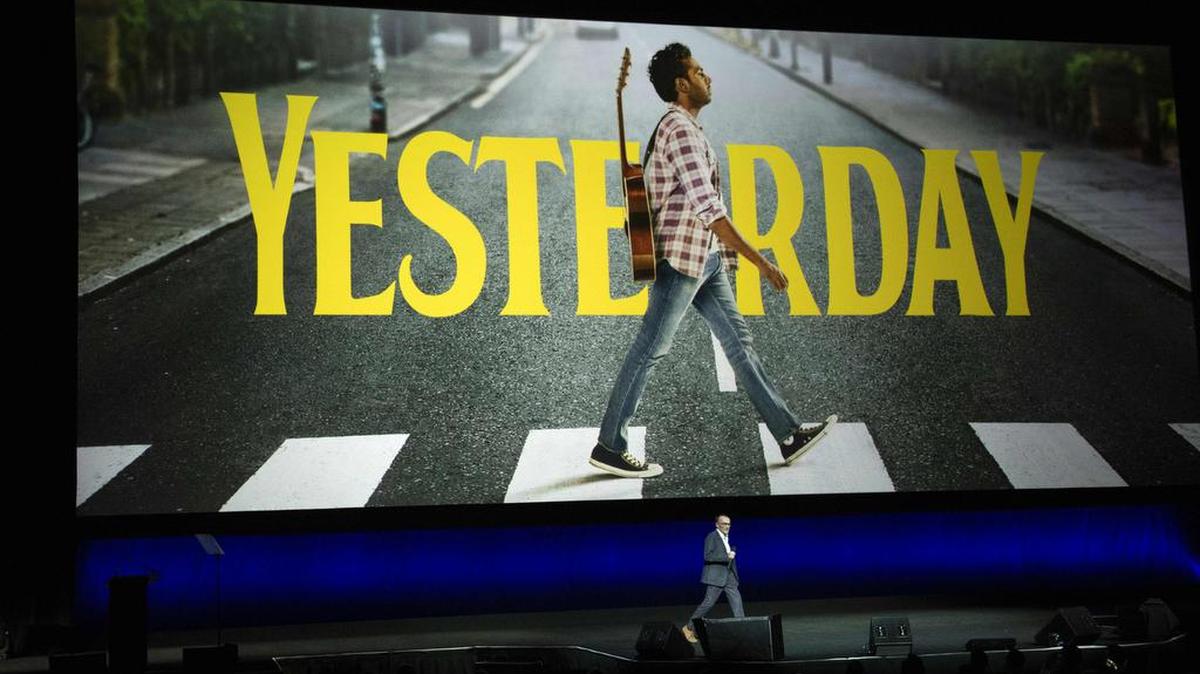 El director británico Danny Boyle presenta su película “Yesterday” en Las Vegas, el 3 de abril de 2019.