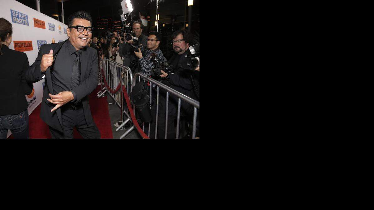 
El actor y comediante George López en el estreno del filme ‘Spare Parts’, en Arclight Cinemas, en Los Angeles. 

