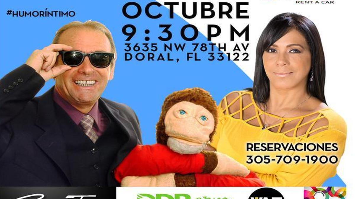 El ventrílocuo venezolano Carlos Donoso y la actriz y comediante Jenny Noguera tendrán tres presentaciones de su show “Humor Íntimo” en Miami, durante el mes de octubre.