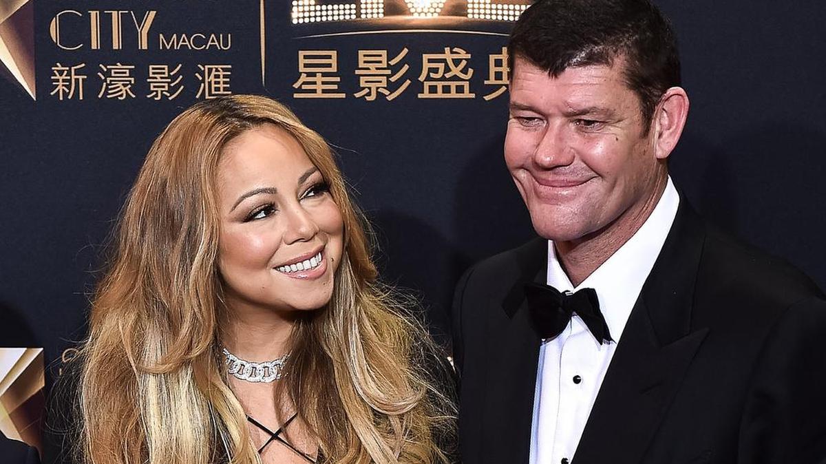 Mariah Carey y James Packer en una foto de archivo.