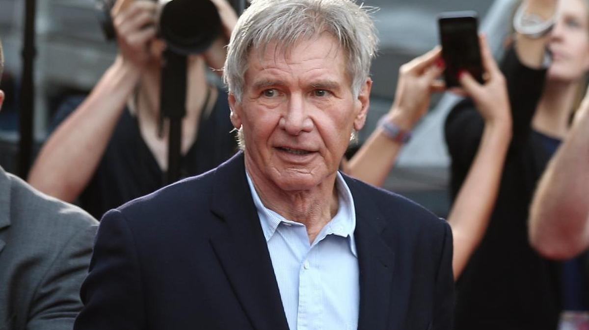 Harrison Ford saluda a los fans en un evento de Star Wars Sydney, Australia, en el 2015.