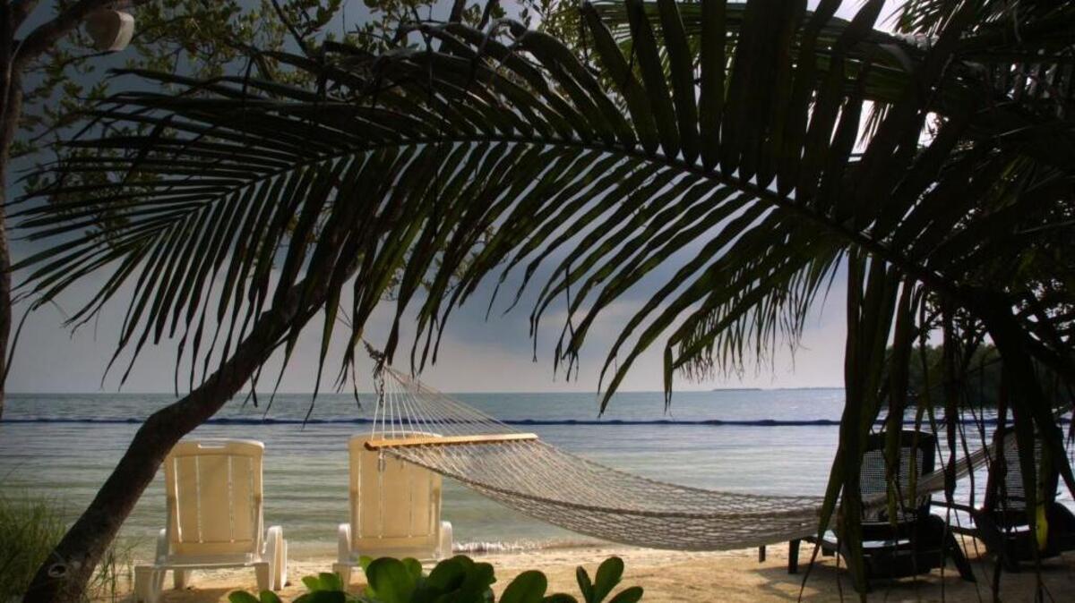 La playa en Seabird Key en Cayo Marathon, Florida.