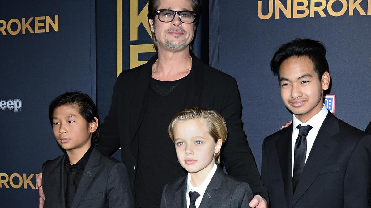Brad Pitt habría sido visto la semana pasada “agrediendo verbal y físicamente” a uno de los seis hijos que el actor tiene con Angelina Jolie, según TMZ.
