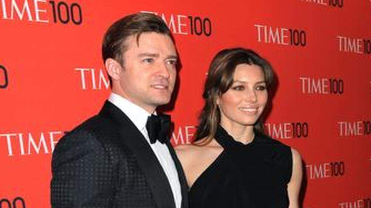 
 Justin Timberlake y Jessica Biel.
