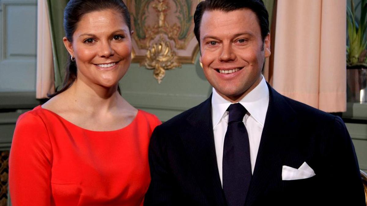 La princesa Victoria de Suecia y su esposo, Daniel Westling.