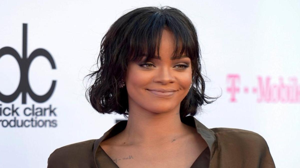 Rihanna llega a los Premios Billboard en mayo del 2016 en Las Vegas.