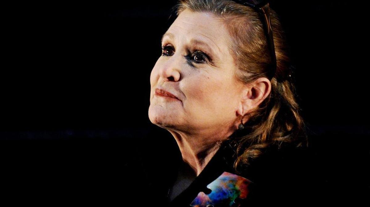 Carrie Fisher en una fotografía de 2013.