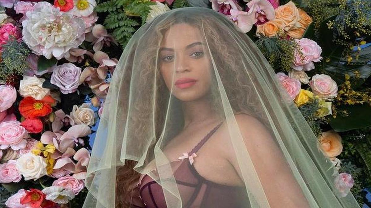 La imagen compartida por Beyonce para anunciar su embarazo.