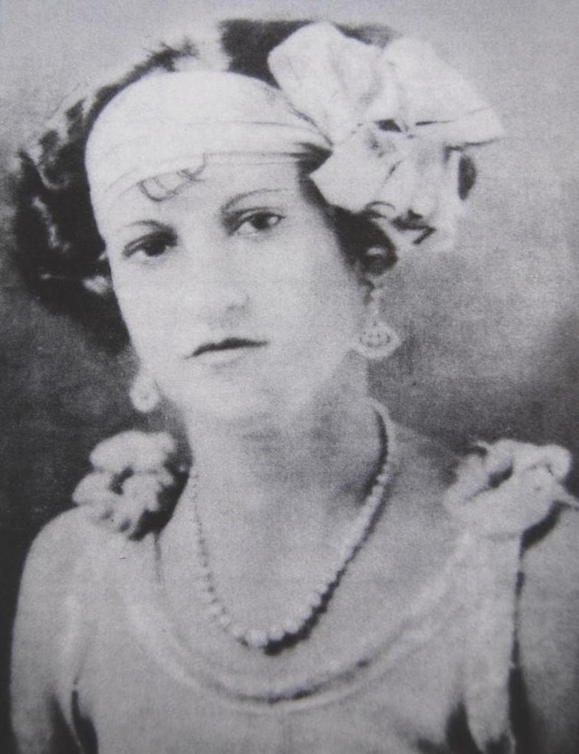 Elena Milagros Hoyos, de una familia cubana de Key West, murió a los 23 años de tuberculosis.