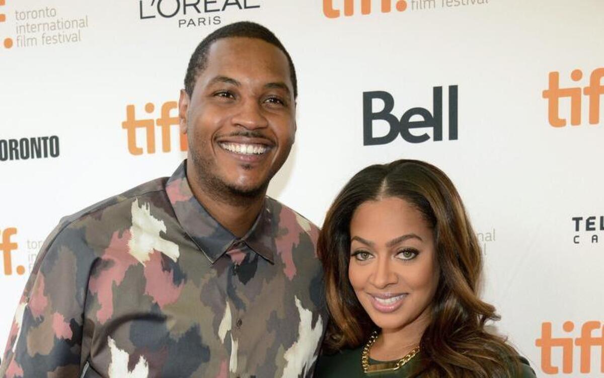 Carmelo Anthony y La La Anthony en el Festival internacional de Cine de Toronto en septiembre de 2013.