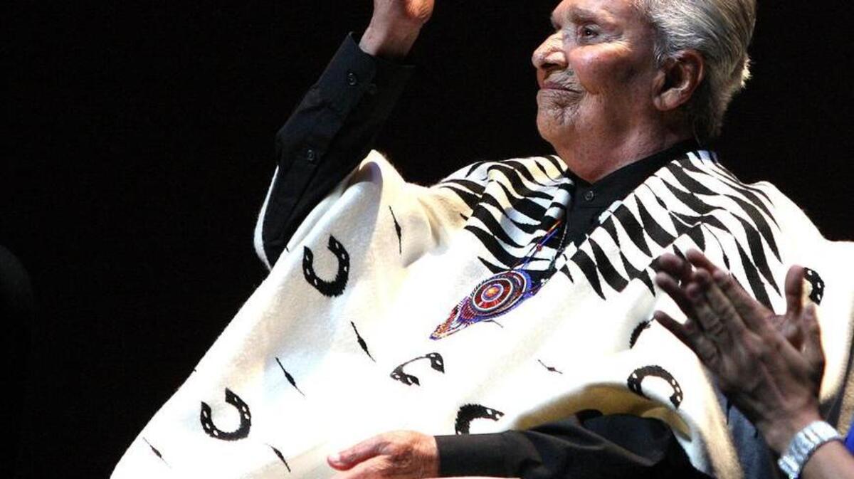Imagen de archivo del 15 de abril de 2012, de la cantante mexicana de origen costarricense, Chavela Vargas.