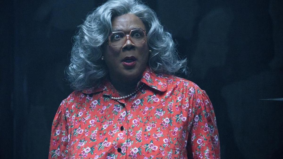 Imagen del actor interpretando el personaje Madea para la película “Tyler Perry’s Boo! 2 A Madea Halloween”.