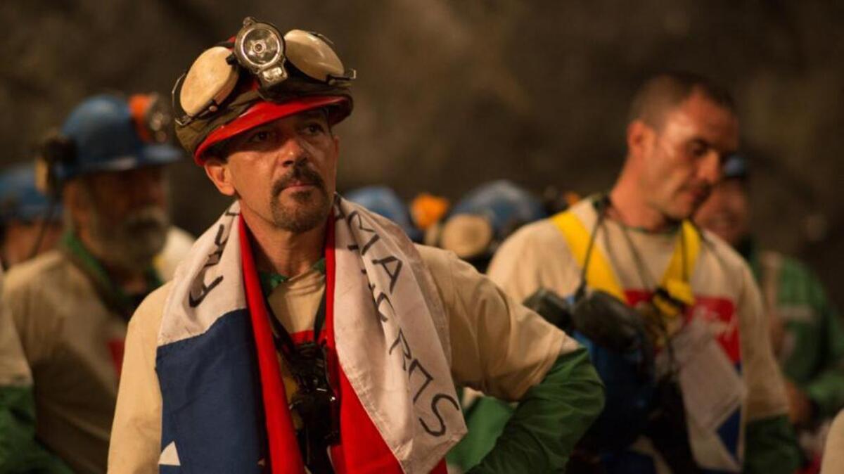 Antonio Banderas en "The 33." (Beatrice Aguirre/Half Circle/TNS)