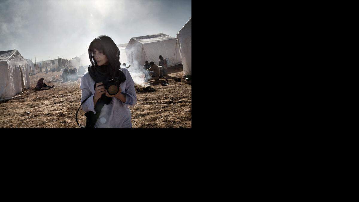 
Juliette Binoche en el ‘set’ de ‘1,000 Times Good Night’ en Marruecos. El filme está coescrito y dirigido por el noruego Erik Poppe. 
