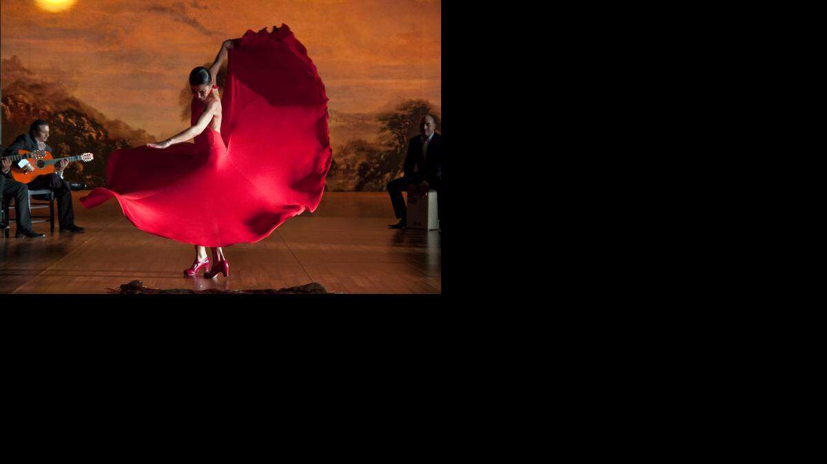 
La bailaora Sara Baras en ‘Flamenco, flamenco’, dirigido por Carlos Saura.

