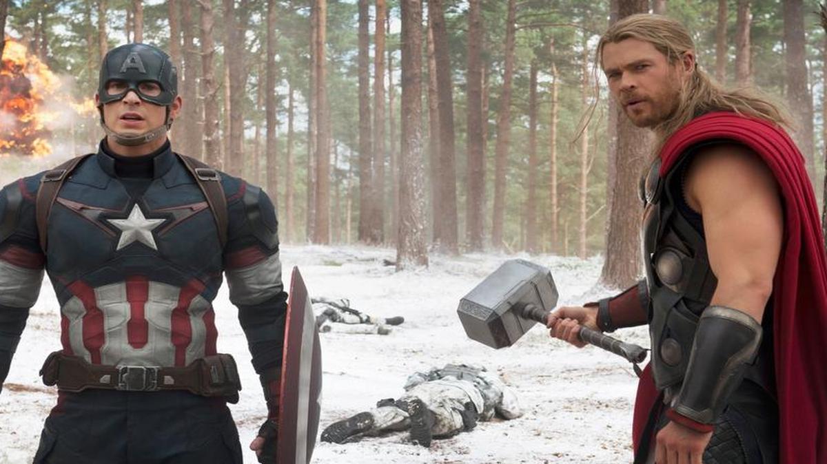 
Chris Evans y Chris Hemsworth en ‘Avengers: Age Of Ultron’, dirigida por Joss Whedon.
