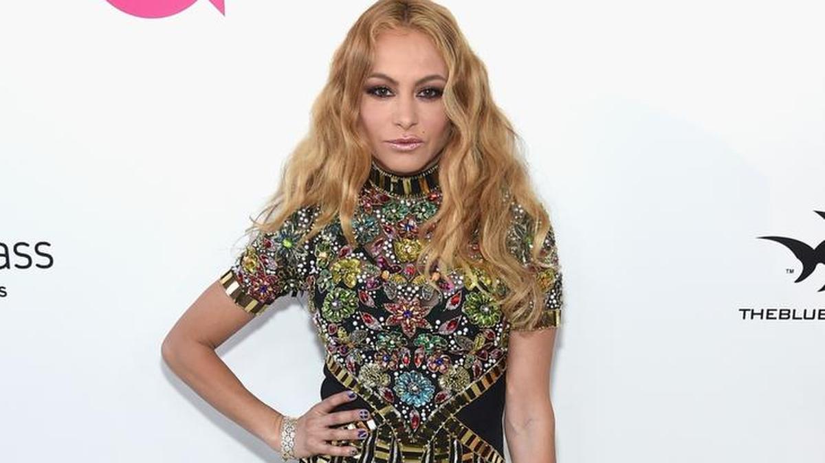 Paulina Rubio durante un evento de recaudación de fondos organizado por la Fundación Elton John contra el VIH SIDA el 4 de marzo del 2018, en West Hollywood, California.