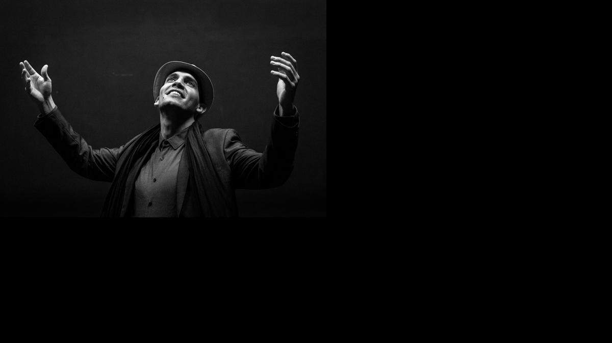 
El actor colombiano Felipe Cartagena interpreta a Carlos Gardel en “El día que me quieras’, dirigida por Alberto Sarraín.
