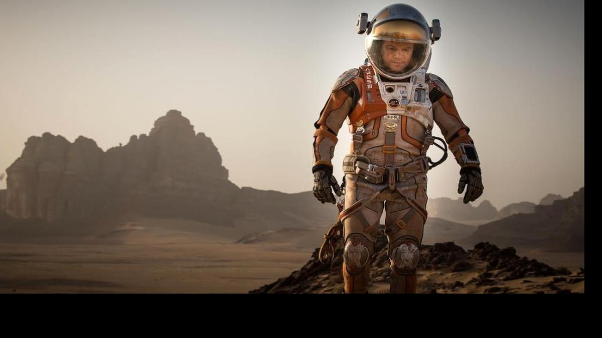
Matt Damon en The Martian’. 
