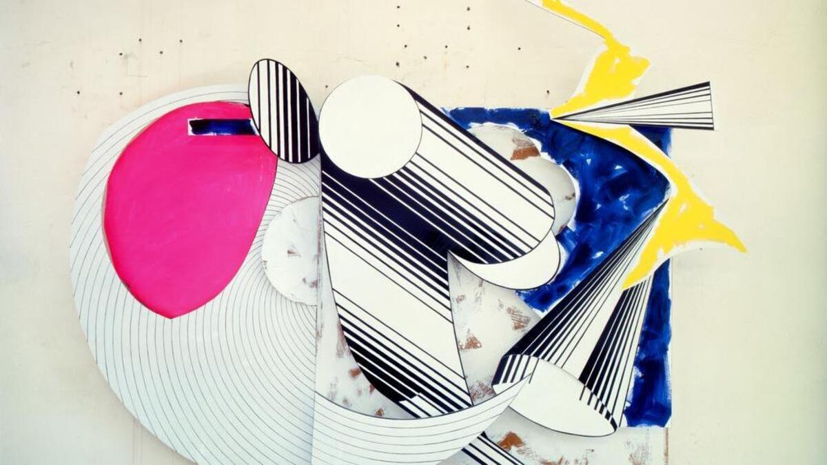 ‘Diavolozoppo (#2, 4x)’, (1984) de Frank Stella, MM sobre lienzo, grabado Mg, AI y fiberglass. En el NSU Art Museum Fort Lauderdale del 12 de noviembre al 8 de julio de 2018.