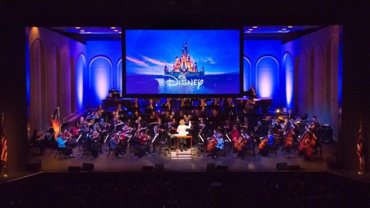 La orquesta en el show ‘Disney in Concert: Magical Music from the Movies’.