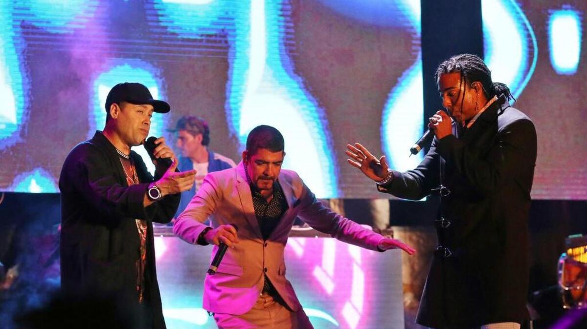 El grupo cubano de rap Orishas ofrece un concierto el domingo, en La Habana, como parte del festival Havana World Music.