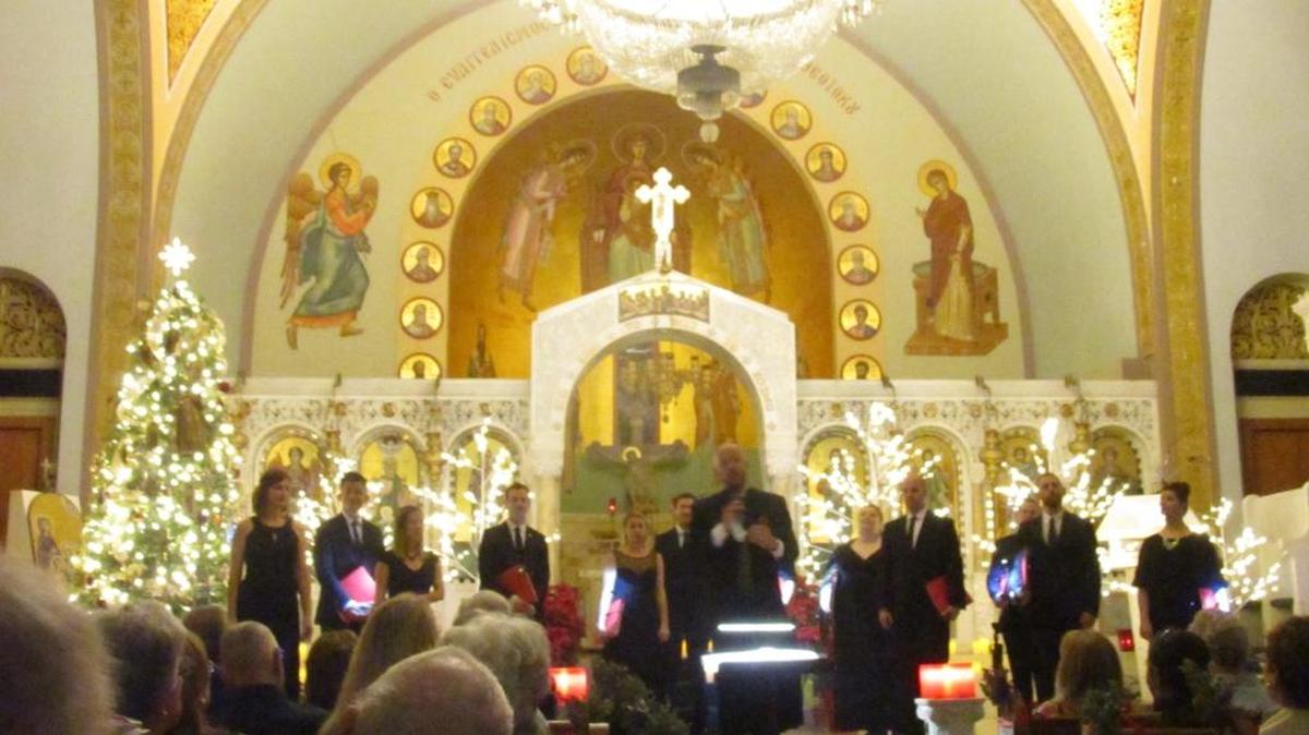 La Iglesia Santa Sofia hizo de marco ideal para el Concierto de Navidad de la Seraphic Fire.