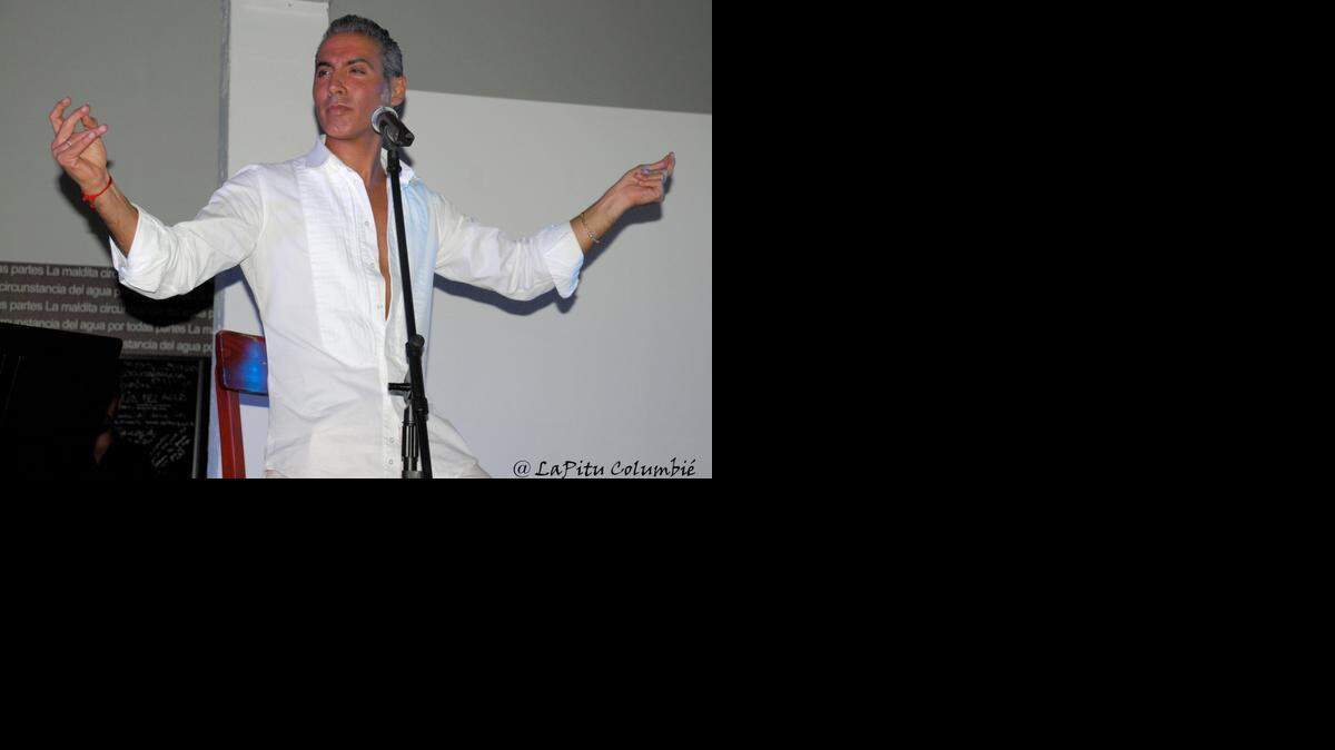 
Pintingo, en su segunda visita a Miami, en una presentación la semana pasada en el Centro Cultural Español. 

