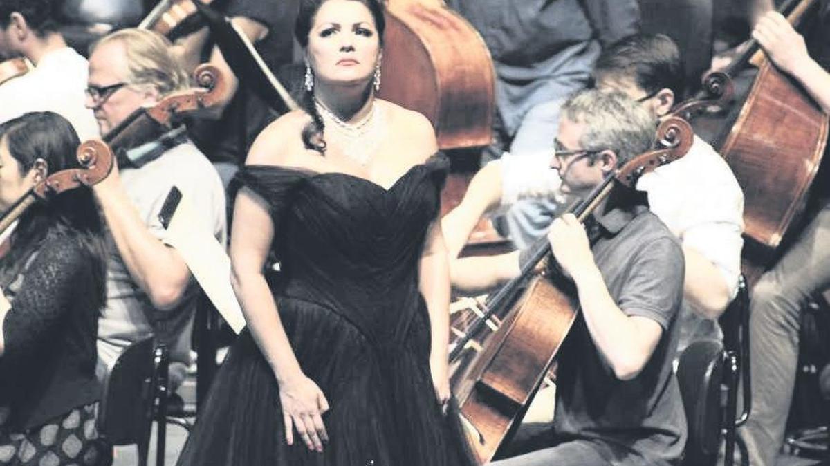 La soprano rusa Anna Netrebko.
