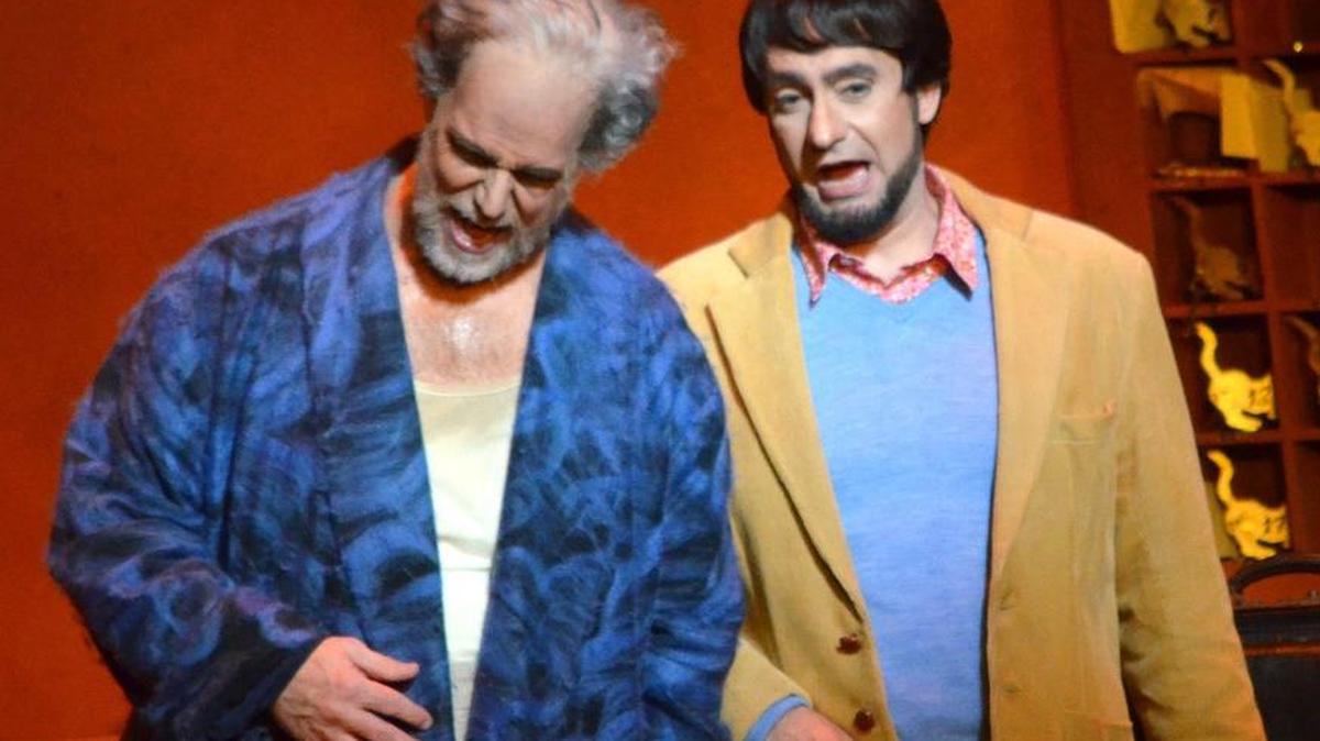 Kristopher Irmiter y Marco Nistico en un gracioso dúo en ‘Don Pasquale’.